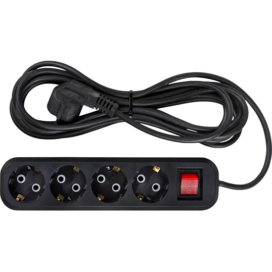 Удлинитель Атлант ПВС 3500Вт  4р/3м с выключателем(80022)