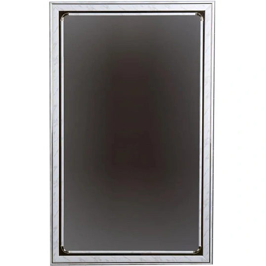 Зеркало МГЛ_ настенное 121 (500x800) багет ПВХ белый