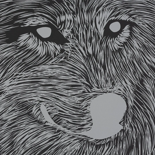 Гравюра Скретчинг  18x24 см волк, набор МУЛЬТИ АРТ SCRETCH-111536