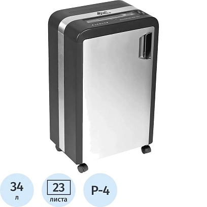 Шредер (уничтожитель) ProfiOffice Alligator 1020СС+,4ур.секр.23лист,34л