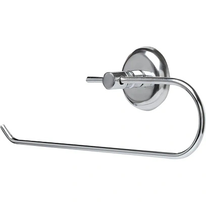Держатель для полотенец бытовых металл хромированный  без крышки
