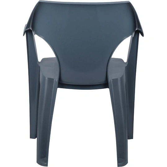 Кресло PR_Decorona DeForma 550x535x785 мм графитовый шторм