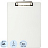 Папка-планшет Attache А4, жесткий пластик 2мм, белый
