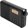 Радиоприемник Hyundai H-PSR115 черный USB microSD