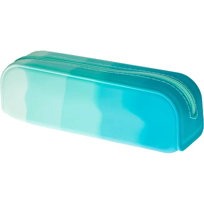Пенал силиконовый Радуга голубой,205x50x65 мм