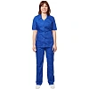 Костюм для горничных и уборщиц женский у12-КБР василек (р.56-58)р.170-176