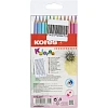 Карандаши цветные 12 цв. 3-гран, Kores Kolores Pastel, 93311
