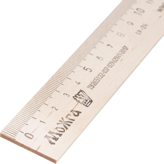 Линейка деревянная 15см,ЛП-150,С03