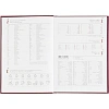 Ежедневник датированный 2026 А5+ IDEAL NEW бордовый 3-344/04