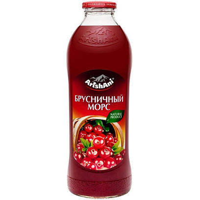 Морс  Брусничный Аршани ст/б, 0,25л