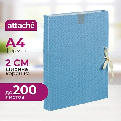 Папка архивная ламинированная Fleur 20мм на 2-х завязках