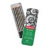 Набор карандашей черногр. Derwent Academy Sketching Tin 6шт 3B-2H мет кор