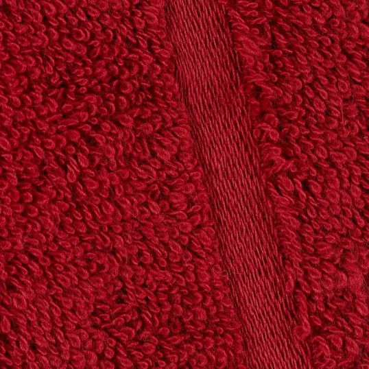 Полотенце махровое Luscan/бордюр 450г/м2, 70х140, бордо