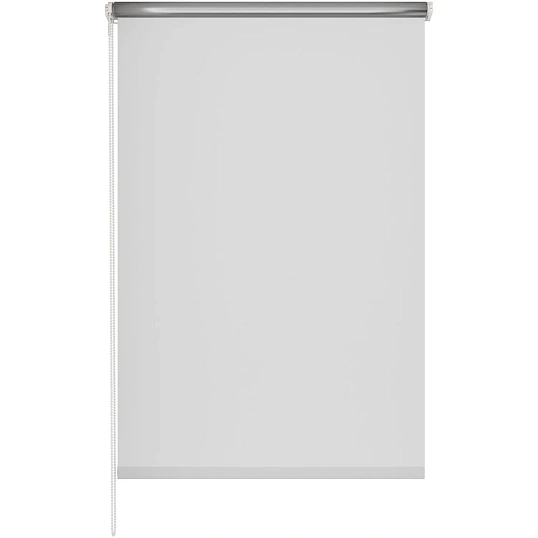 Рулонная штора Комус Мебель blackout silver 537837 V1, 80х160, белый