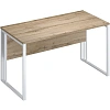 Стол Комус Мебель К-Loft 241S015 1380х670х752 дуб натур/белый