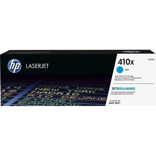 Картридж лазерный HP 410X CF411X гол. пов.емк. для CLJ M377/M452/M477