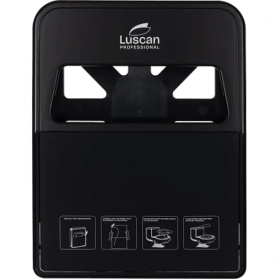 Диспенсер для покрытий на унитаз Luscan Prof Etalon черный 1/4