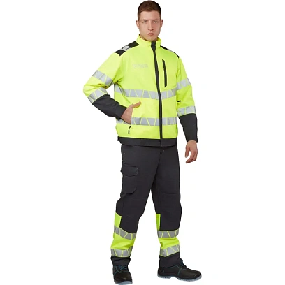 Куртка летняя мужская Равелин лим./графит (р.48-50) 194-200