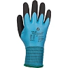 Перчатки трикотажные утепл. с дв.латекс. JetaSafety JLW-601-L голубые р.L