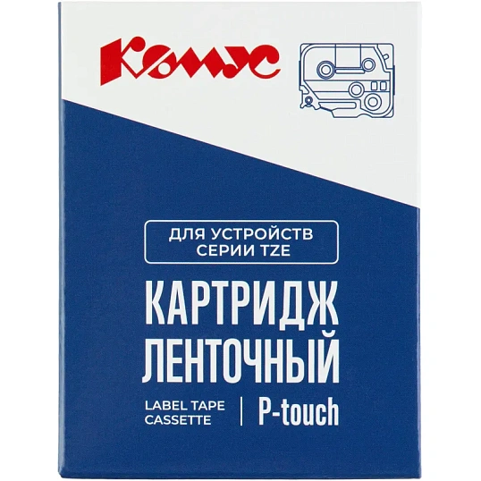 Картридж Комус TZE-751(Brother TZE-751 черный на зеленом ,24мм/8м)