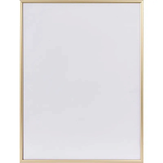 Рамка 300х400, золото, алюминевая.,  ПЭТ стекло, 2019_34_12_345
