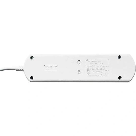 Удлинитель Power Cube 3р/3м  с/з с выкл 16А бел (PC-5-3M)