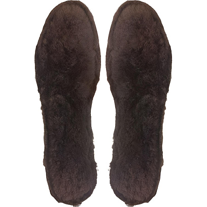 Стельки вкладные р.40, натуральный мех