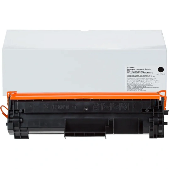 Картридж лазерный 44A Retech CF244A чер. для HP LJ M15a/M15w/M28a/M28nw