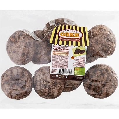 Пряники Семейка ОЗБИ заварные Шоколадные, 400г