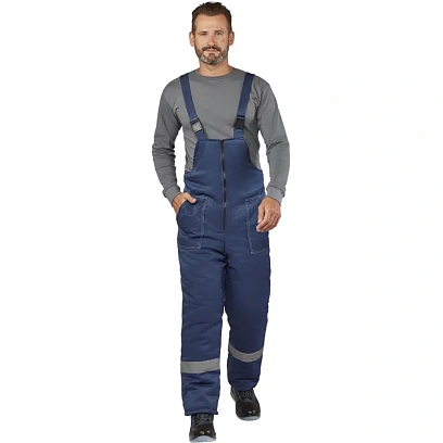 Полукомбинезон рабочий зимний м з32-ПК син смес 48-50 182-188 (Арсенал-СП)