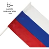 Флаг РФ 12*18см, с флагштоком 40см