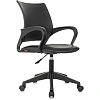 Кресло БР Комус Мебель Echair 396 LT, экокожа, черный, пластик