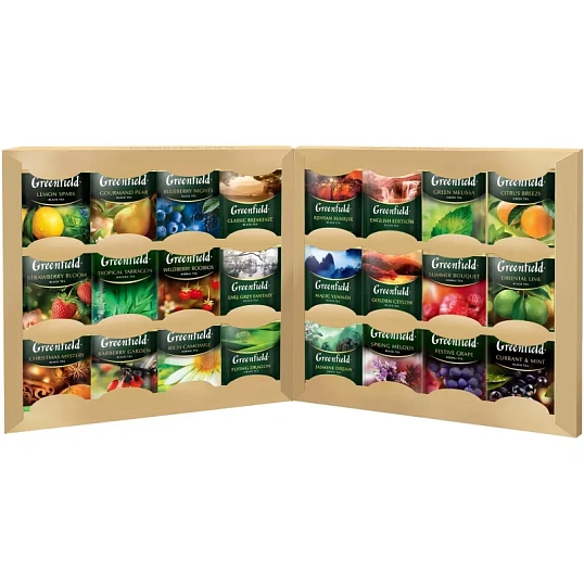 Чай Greenfield Premium Tea Collection 24 сорта, 96пак 1782-08/1970-08