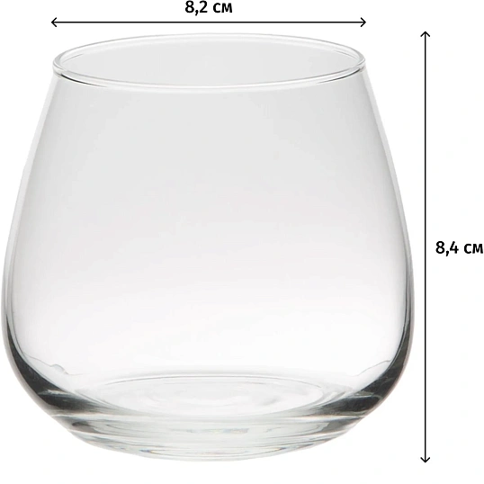 Набор стаканов низкий Габи 350 мл, 6шт/уп