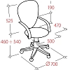 Кресло VB_CH-599AXSN ткань чёрная TW11/TW-01 (664000)