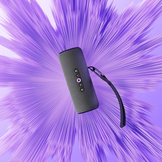 Умная колонка Яндекс Станция Стрит с Алисой, чёрный (YNDX-00030BLK)