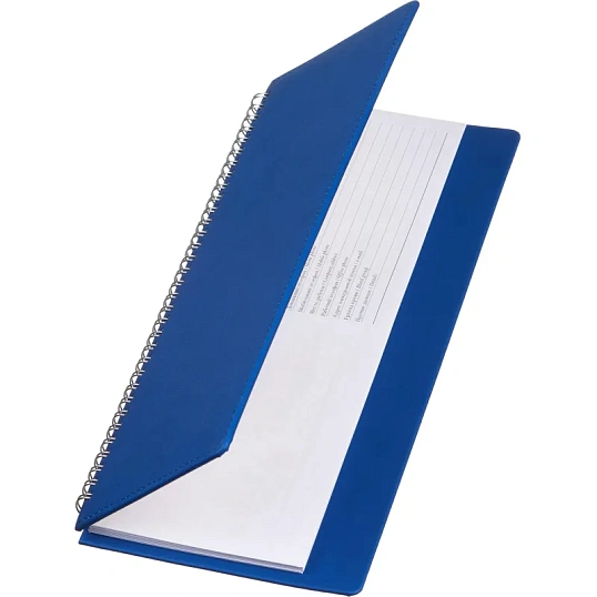 Планинг недатированный 305 х 130 мм Velvet синий 128 стр. 3-364/01