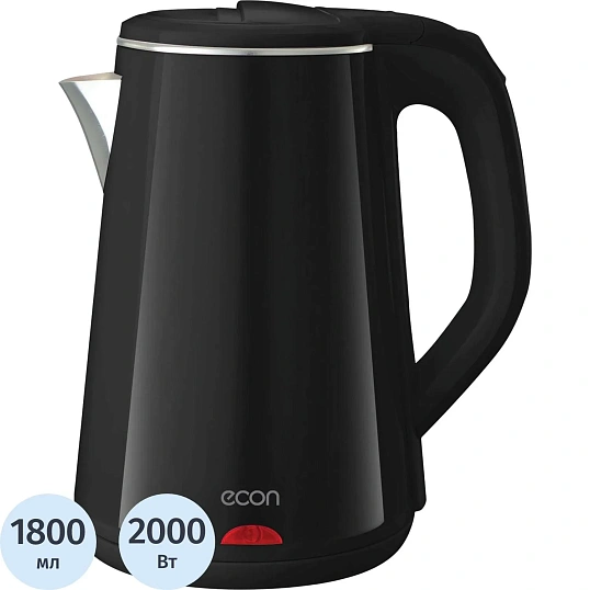 Чайник ECON ECO-1853KE, 2000 Вт. Объем: 1,8 л
