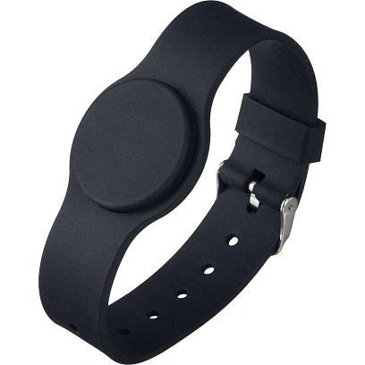 Браслет Bigtech Mifare 1К, с застежкой (черный)