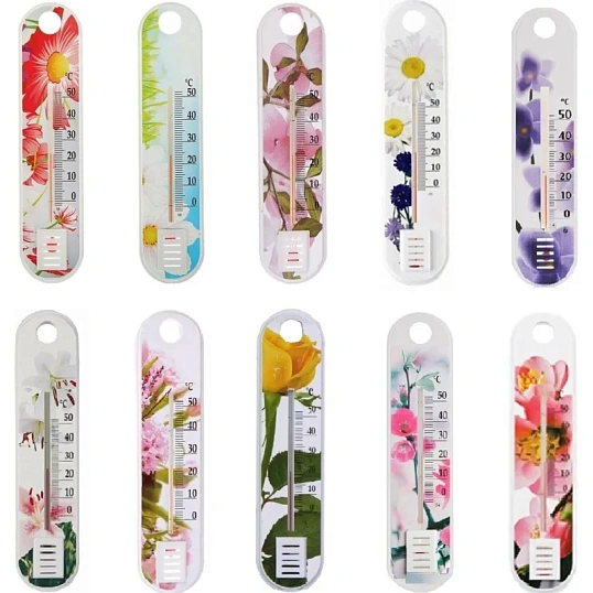 Термометр комнатный Цветок в блистере П-1 (ПТ000001558)