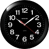Часы настенные, модель 01, диаметр 290 мм, пластик, чёрный, 11100196