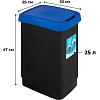 Ведро мусорное IDEA ТВИН 25л синее