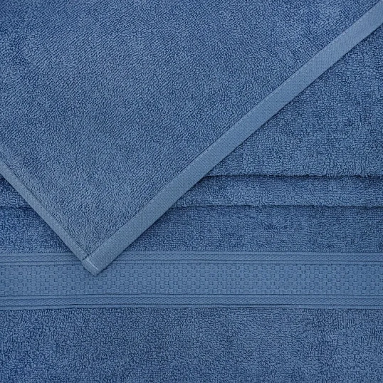 Полотенце махровое СР Арзон, L 70х130,син,157051