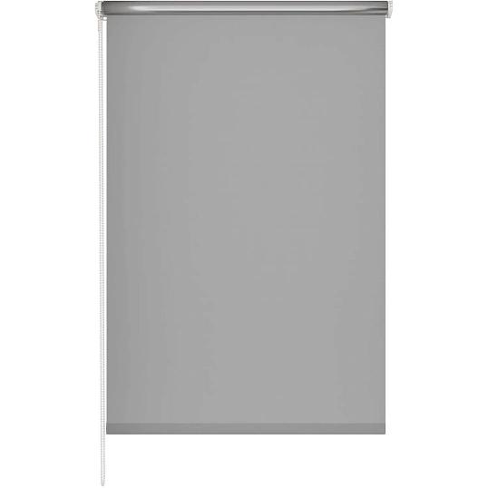 Рулонная штора Комус Мебель blackout silver 537837 V2, 80х160, серый