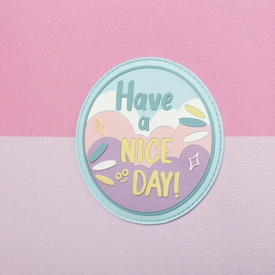 Ранец Basic Casual роз+голуб, 2 отд., эргоном. спинка