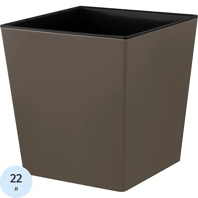 Горшок д/цветов InGreen London CUBE 22л,дренаж.встав.платан IG780210105