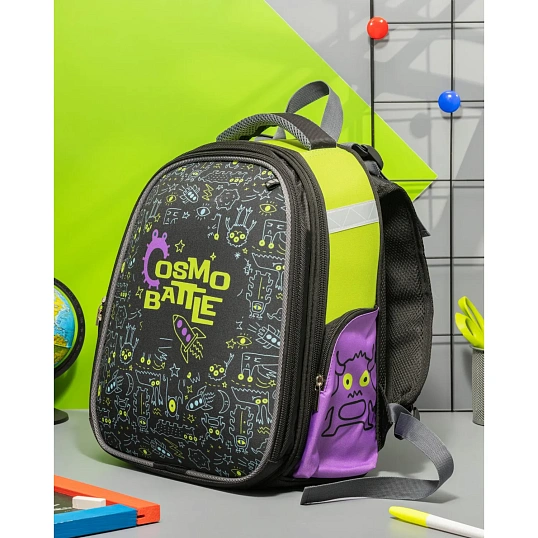 Ранец Комус Класс Joy Cosmo Battle, 2 отд., 2 кармана, 38х31х20