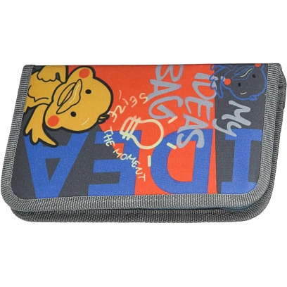 Пенал Комус Класс Idea, 1 секц., 190x110x20мм, ткань, 1554525