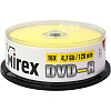Носители информации DVD-R, 16x, Mirex, Cake/25, UL130003A1M (25 шт/уп)