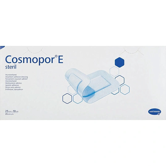 Повязка самоклеящ.стер п/операц. 25х10см25шт,COSMOPOR E9010360